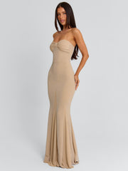 GABRIELE MAXI DRESS GOLD