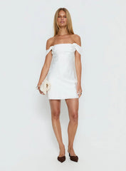 Zabbarra Mini Dress White Floral