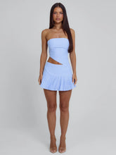 ELIJA MINI DRESS BLUE STRIPE