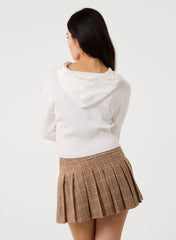 Cable Knit Bear Hoodie