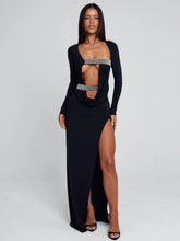 SOLVIA MAXI DRESS BLACK