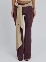 MINNA PANT BROWN TAN