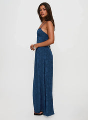 South Of France Maxi Dress Navy