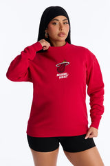 NBA Miami Heat Fleece Crew Neck Sweatshirt