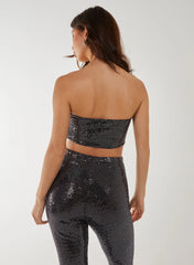Mirrored Corset Bandeau