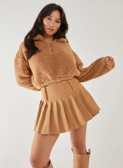 Teddy Zip Up Jumper