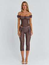 CORALA CAPRI PANTS CHOCOLATE POLKA DOT