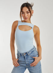 Slinky Sleeveless Letterbox Bodysuit