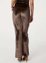Velvet Flare Trousers