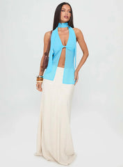 Scarface Tie Top Blue