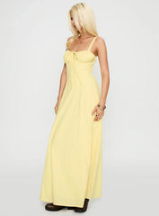 Leticia Maxi Dress Lemon