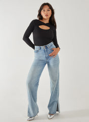 Twist Letterbox Long Sleeve Bodysuit