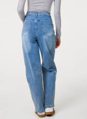 Washed Denim Jeans