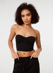 Bustier Jersey Zip Back
