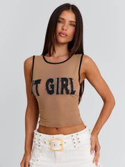 WILLOWA TOP TAN