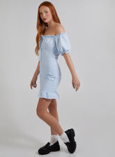 Gingham Gypsy Bardot Dress