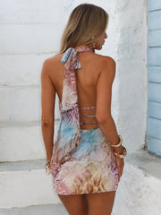 MIRIA MINI DRESS LAGRONO OCEAN