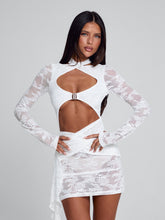 CLEMENTINE MINI DRESS WHITE