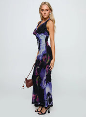 Bittersuite Cowl Maxi Dress Black