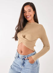 Twist Front Jumper