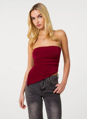 Asymmetric Bandeau Top
