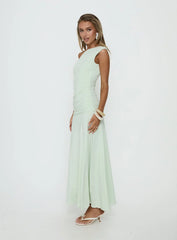Gwenneth One Shoulder Maxi Dress Jelly Mint