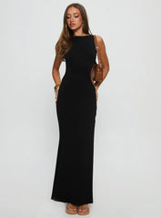 Sorcerer Keyhole Maxi Dress Black