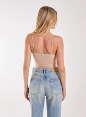 Slinky Twist Front Bodysuit