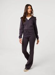 Pin Tuck Jersey Flares