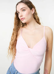 Slinky Twist Front Bodysuit