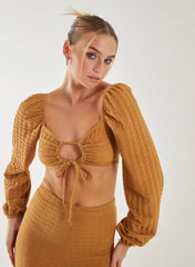 Bubble Long Sleeve Top