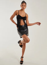 PU Mini Skirt