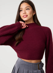 High Neck Knitted Jumper