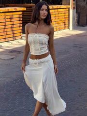 VAL CROP TOP CREAM