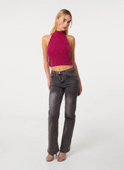 Sparkle Halter Neck Top