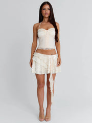 SONYA CORSET TOP IVORY