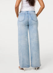 Whisker Wide Leg Jeans