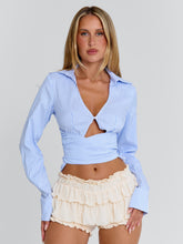 Alyissia Top Blue Stripe