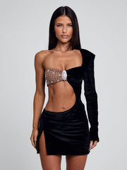 AURELINE MINI DRESS BLACK