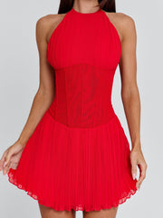 CALLA MINI DRESS RED