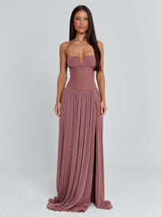 DEE MAXI DRESS MAUVE