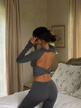 Freesia Top Charcoal