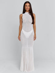 LORIEL MAXI DRESS WHITE