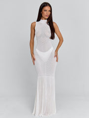 LORIEL MAXI DRESS WHITE