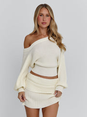Orena Mini Skirt Ivory