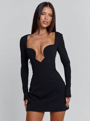 Rosa Mini Dress Black