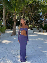 Rozeli Top Dusty Purple