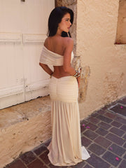 Skyla Maxi Skirt Cream