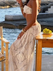 Soren Maxi Skirt White