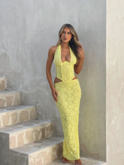 Vida Maxi Dress Yellow